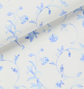 Couturebud Clay Coated Wallpaper - Blue Botanical