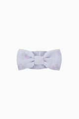 Yarn Dye Printed Bow Napkin Rings - Set of 4