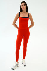 Monah Rigor Tank - Lotus Red/Indigo