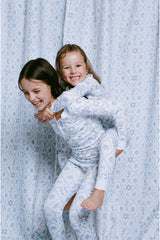 Couturebud x Roller Rabbit Kids Starry Nights Lattice Pajamas