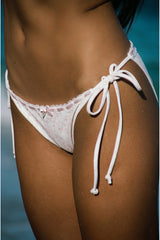 Harbor Chantilly Lace-Trimmed Bikini