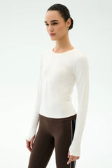 Airweight Lite Long Sleeve Waist Length - White