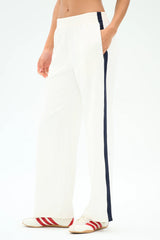 Maxie Rigor Track Pant - White/Indigo