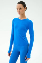 Airweight Lite Long Sleeve Waist Length - Classic Blue