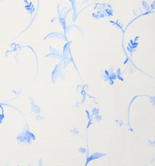Couturebud The Bleecker Throw Pillowcase - Blue Botanical