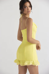 Scarlett Ruffle Mini Dress