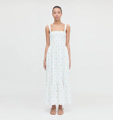 Couturebud The Anjuli Nap Dress - Pastel Trellis Cotton