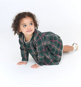 Couturebud The Baby Lottie Dress - Juniper Tartan
