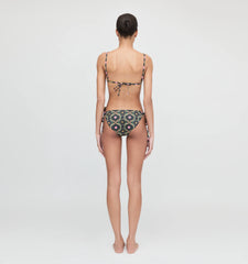 Couturebud The Alessia Bikini Set - Black Cisco Trellis