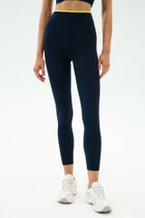Dual High Waist Airweight 7/8 - Indigo/Ray