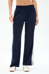 Maxie Rigor Track Pant - Indigo/White