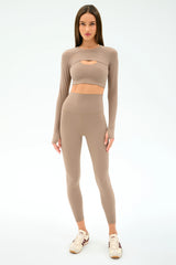Amelia Airweight Lite Shrug - Latte