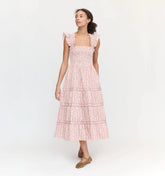 Couturebud The Ellie Nap Dress - Pink Emma Stripe