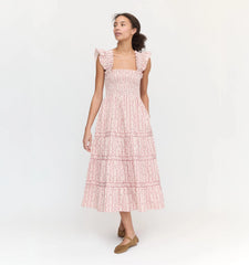 Couturebud The Ellie Nap Dress - Pink Emma Stripe