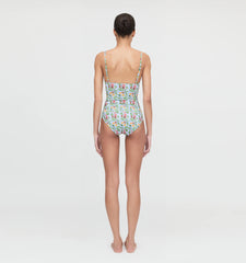 Couturebud The Giana One Piece - Geranium Stripe