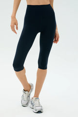 Airweight High Waist 16" Capri Legging - Indigo