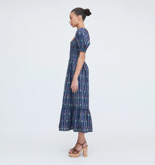 CouturebudThe Louisa Nap Dress - Navy Trailing Fern