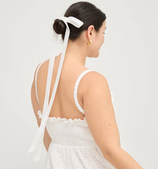 Couturebud The Ashley Bow - White