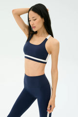 Miles Rigor Bra - Indigo/White
