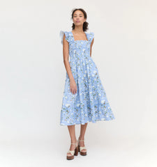 Couturebud The Ellie Nap Dress - Sky Bluebonnet