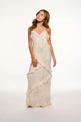 Girls Mini Rialto Silk-Blend Dress