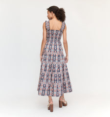 Couturebud The Kimmy Nap Dress - Navy Emma Stripe