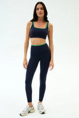 Easton Rigor High Waist 7/8 - Indigo/Grass