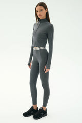 Bailey Active Rib High Waist 7/8 - Heather Grey