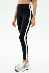 Clare High Waist Rigor 7/8 - Black/White