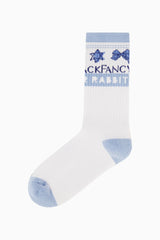 Couturebud x Roller Rabbit Starry Nights Monkey Tube Socks