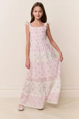 Tween Rhiannon Mixed Print Maxi Dress