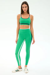 Sam High Waist Rigor 7/8 - Spearmint/Indigo