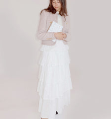 Couturebud The Eyelet Noemie Skirt - White Eyelet