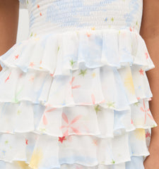 Couturebud The Mimi Nap Dress - Celestial Floral Georgette