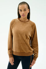 Joy Velour Crewneck