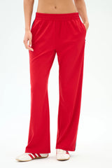 Maxie Rigor Track Pant - Pirate Red/Indigo