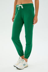 Sonja Fleece Sweatpant - Arugula