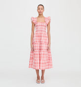 Couturebud The Ellie Nap Dress - Cherry Watercolor Gingham