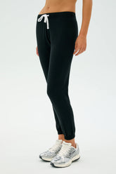Sonja Fleece Sweatpant - Black