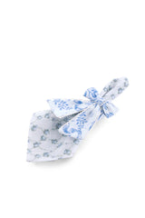 Bow Napkin Rings Set of 4 - BLISSFUL BLUE