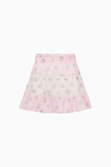 Little Girls Raf Mixed Print Skirt