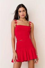 Meryl Rib Pointelle Mini Skirt