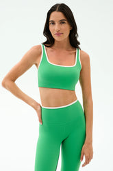 Cait Rigor Bra - Grass/White