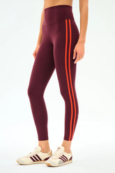 Ella High Waist Airweight 7/8 - Dark Cherry/Valencia