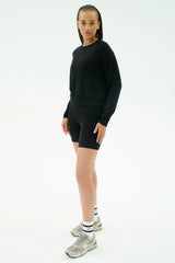 Brooks Fleece Long Sleeve Sweatshirt - Black