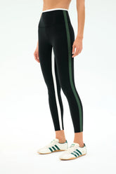 Sam High Waist Rigor 7/8 - Black/Military