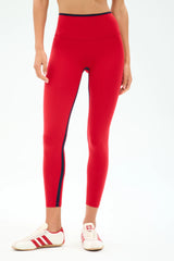 Easton Rigor High Waist 7/8 - Pirate Red/Indigo
