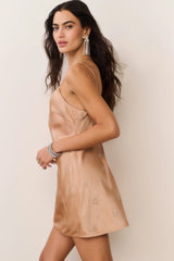 Kalora Celestial Crystal Satin Mini Dress