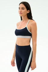 Emerson Airweight Bra - Indigo/Dove Grey