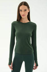Airweight Lite Long Sleeve Waist Length - Military